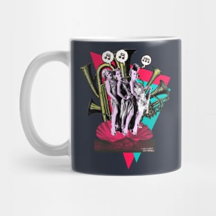 The punk Three Graces, by Maximiliano Lopez Barrios Mug